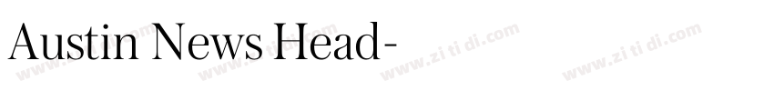 Austin News Head字体转换 Austin News Head字体转换
